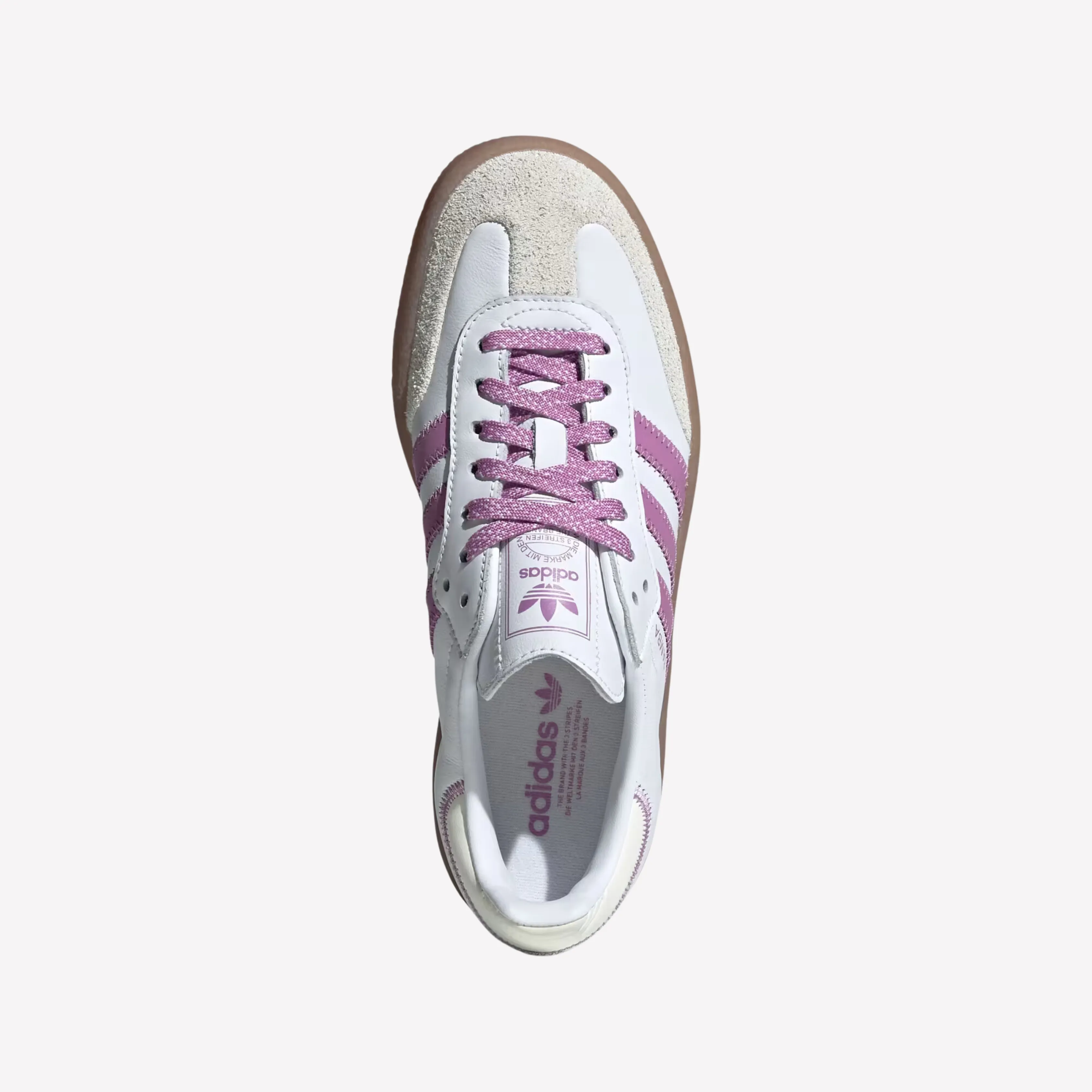 Adidas Women Sambae OG - White Preloved Purple