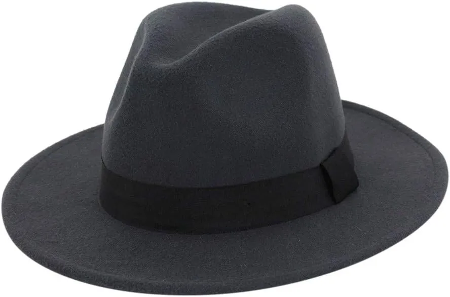 Fedora Sun Hat for Women Men Wide Brim Panama Hat Summer Beach Hat Fall Hats for Women 2024 Wide Brim Hats for Men