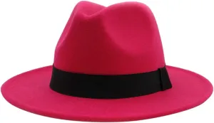 Fedora Sun Hat for Women Men Wide Brim Panama Hat Summer Beach Hat Fall Hats for Women 2024 Wide Brim Hats for Men