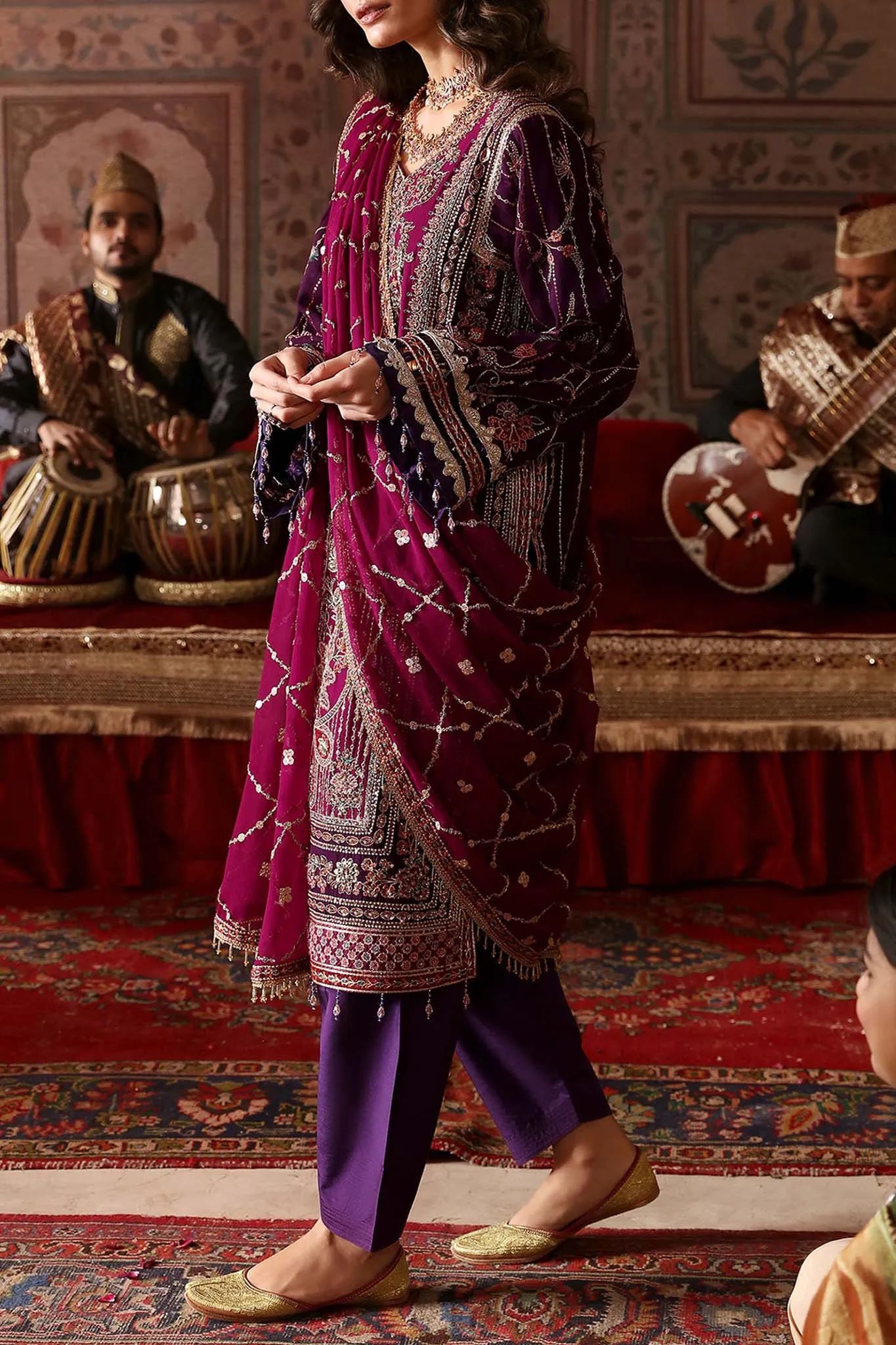 Ghazal by Emaan Adeel Unstitched 3 Piece Luxury Formals Collection'2024-GH-01