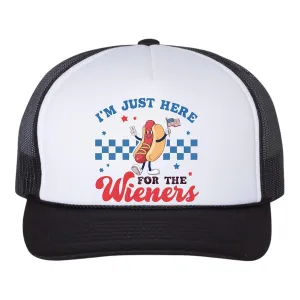 Im Just Here For The Wieners Trucker Hat