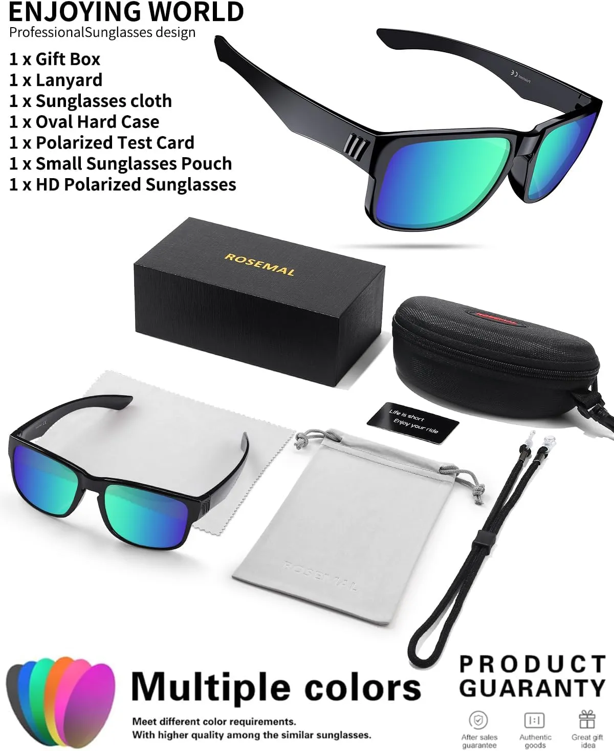 Polarized Sunglasses for Women Men Sports Sunglasses Driving Cycling Running Fishing Hiking Golf UV400 TR90