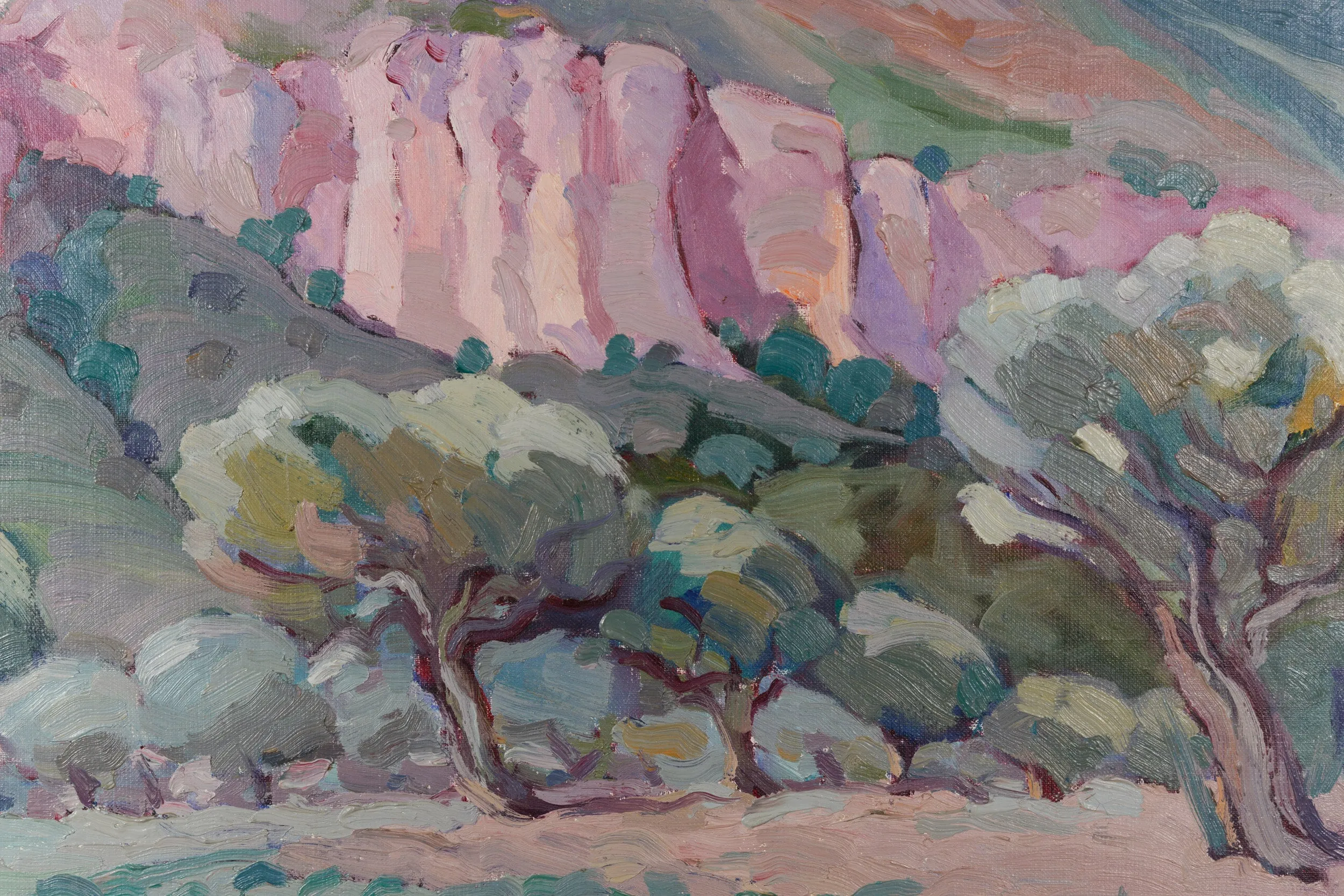 Riells del Fai - roque rojas - Joan CONDINS (1929-2001) - Impressionist Oil