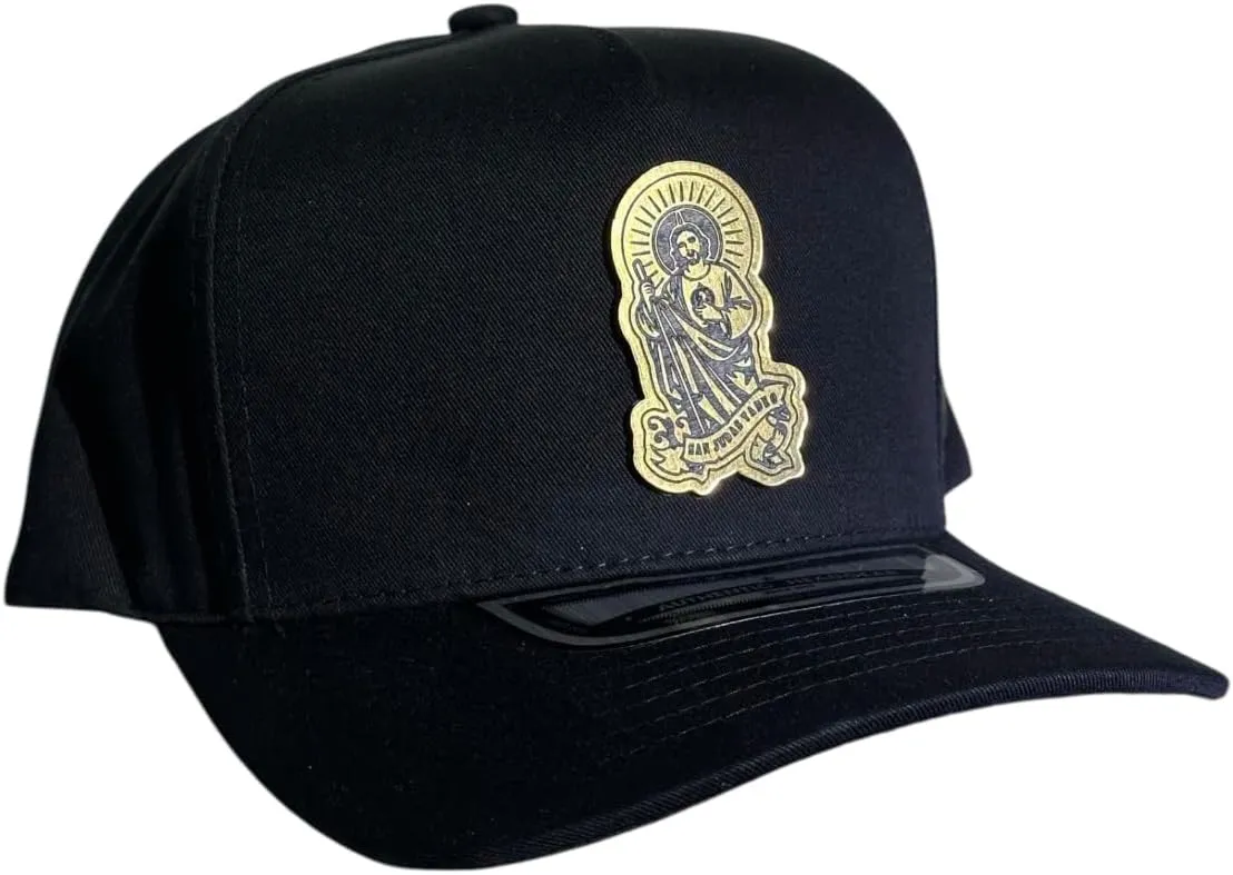 San Judas Tadeo, Saint Jude Trucker Hat - Many Colors, Unisex Baseball Cap for Casual Occasions - Black