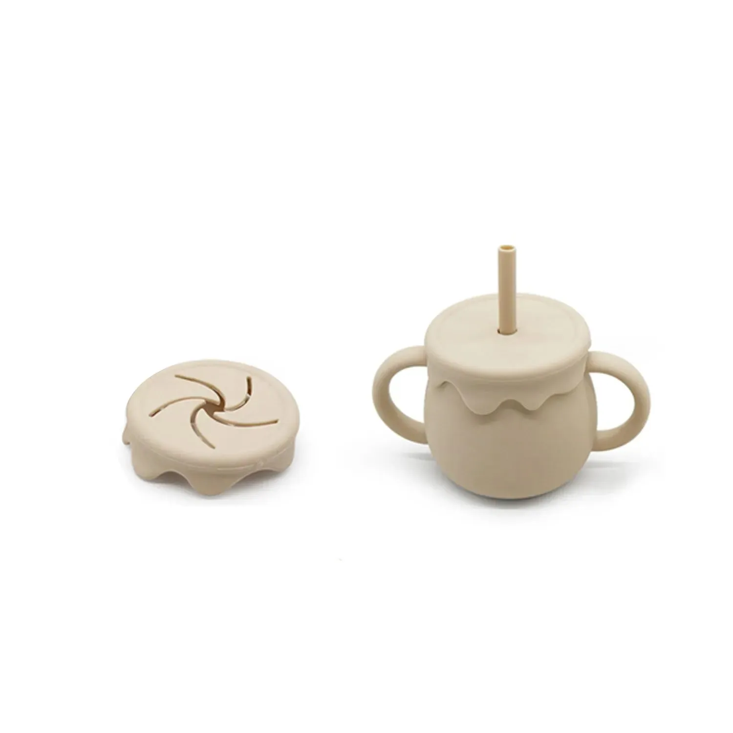 Set Alimentación Summer Silicona Beige, Bebesit