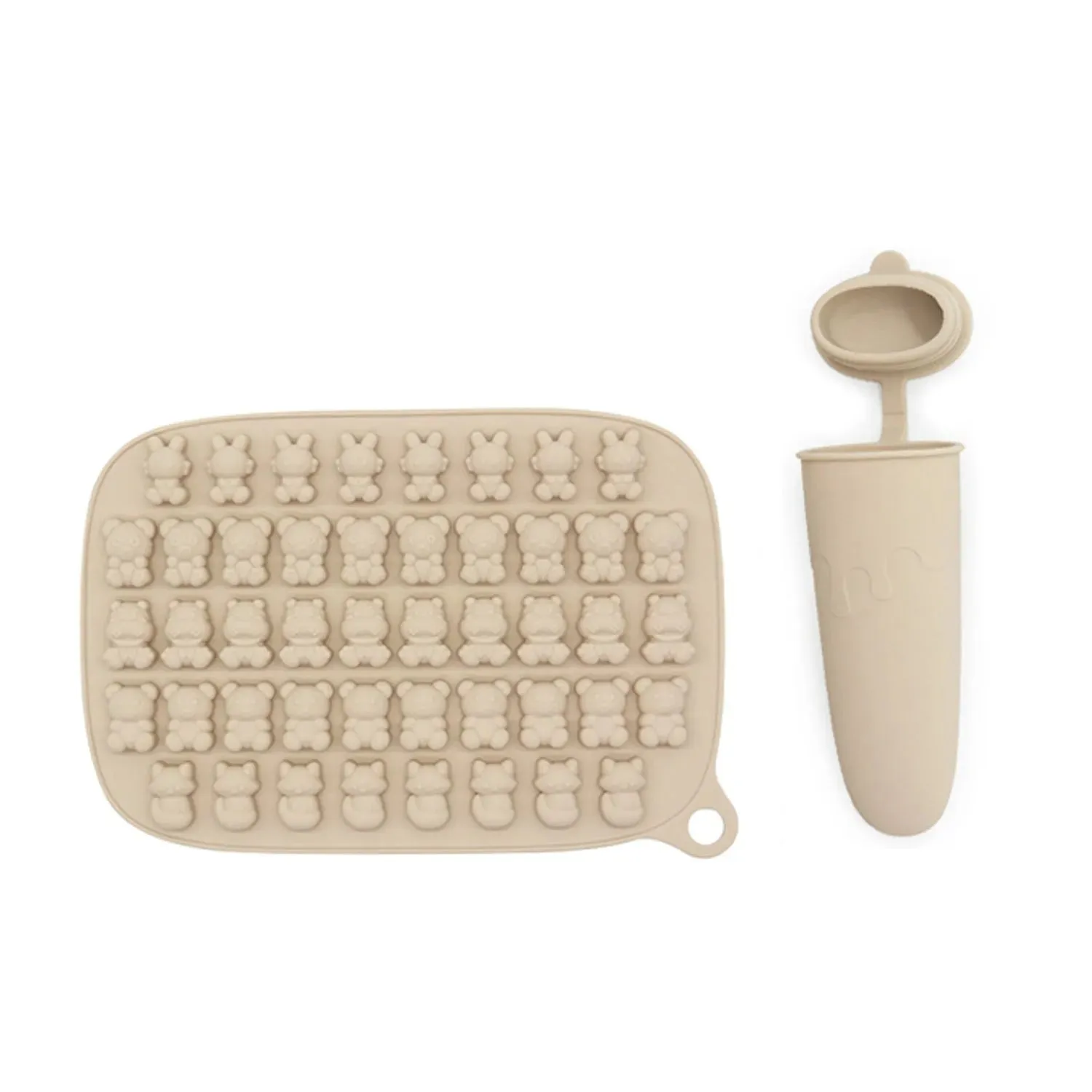 Set Alimentación Summer Silicona Beige, Bebesit