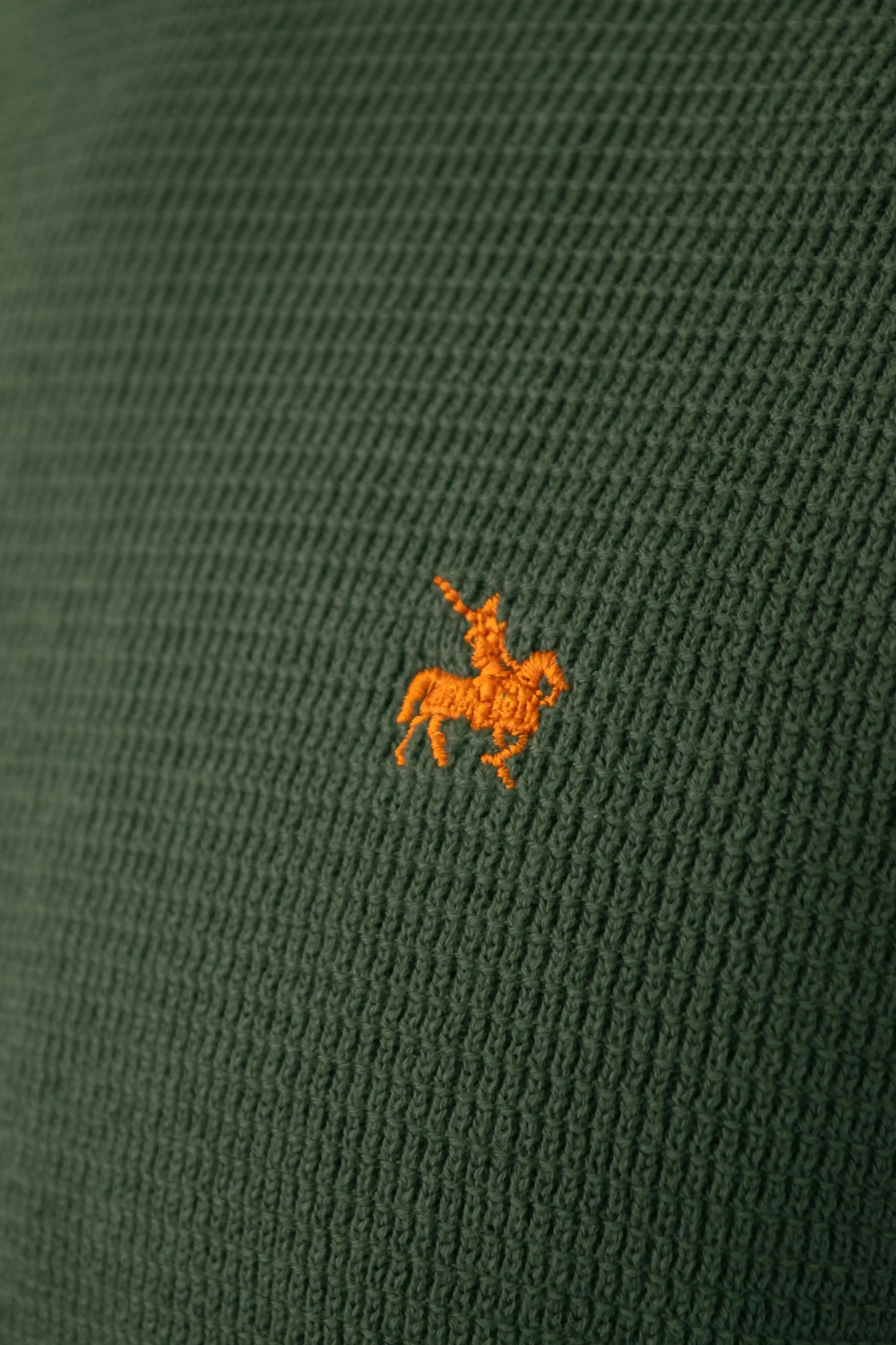 Suéter Textured Cuello Redondo Verde